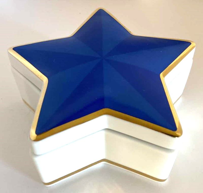 Photo 1 of TIFFANY & CO BLUE STAR TRINKET BOX