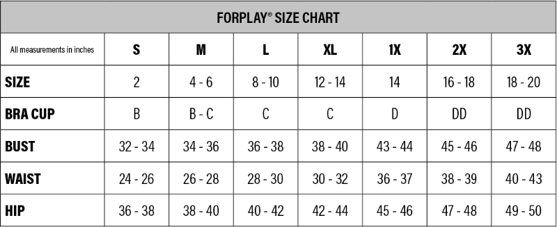 Photo 6 of 2 WOMENSWEAR BY FORPLAY SIZE L/XL