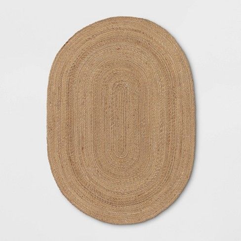 Photo 1 of 5' x 7' Jute Oval Rug - Hearth & Hand™ with Magnolia

