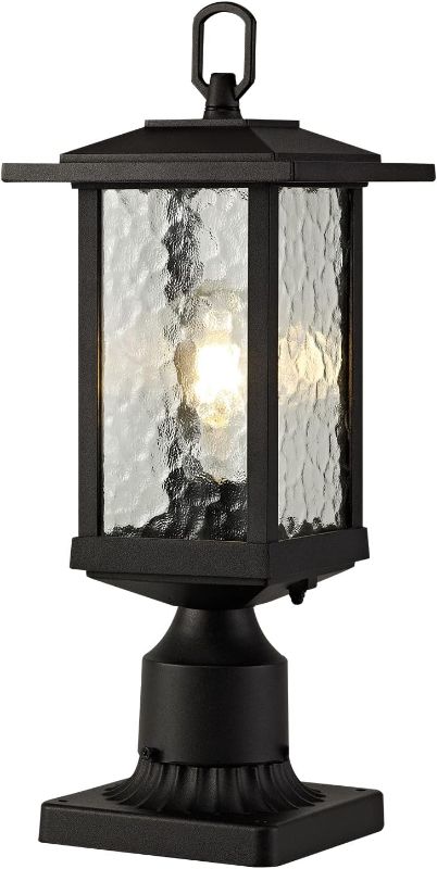 Photo 1 of SMEIKE OUTDOOR LAMP POST LIGHT FIXTURE BLACK