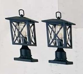 Photo 1 of PAIR OF BEIONXII OUTDOOR POST LANTERNS