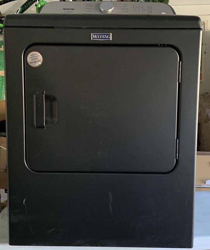 Photo 3 of MAYTAG PET PRO ELECTRIC DRYER WITH STEAM REFRESH 7.0 CU. FT. MODEL MED6500MBKO VOLCANO BLACK