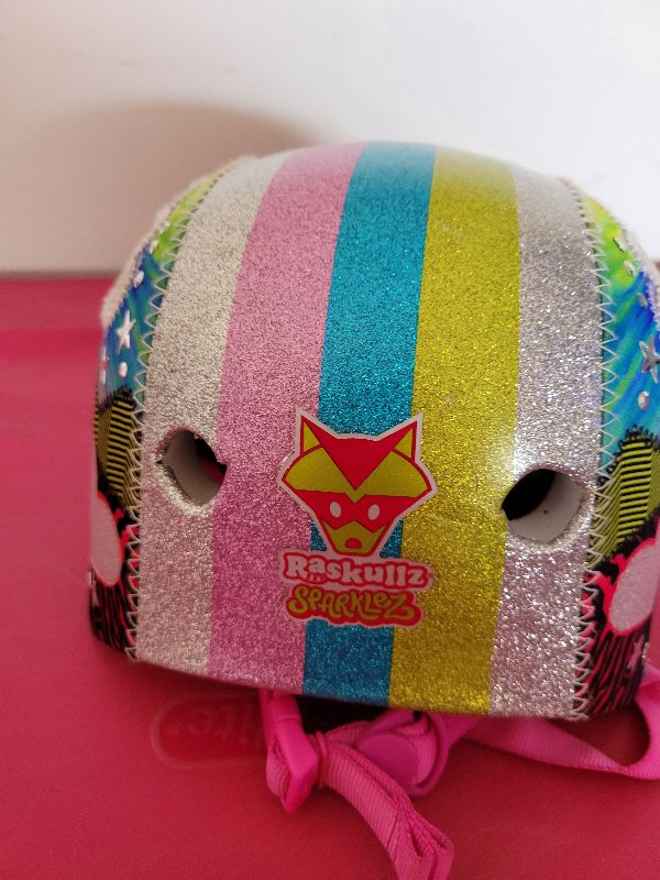 Photo 2 of GIRLS RASKULLZ SPARKLEZ BICYCLE HELMET