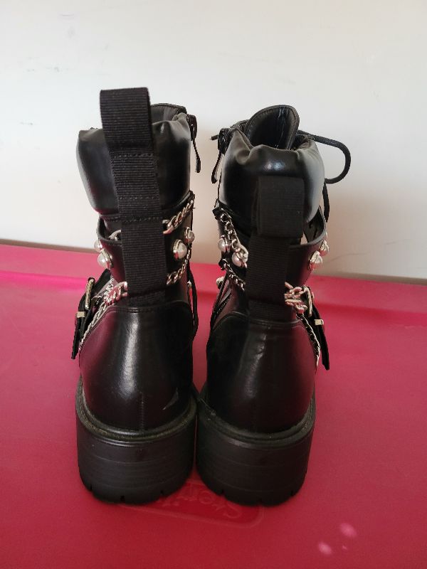 Photo 3 of WOMENS PUNK GOTH BOOTS SIZE 7.5