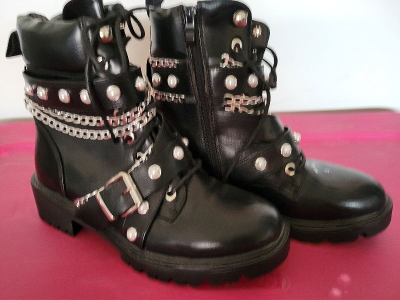 Photo 1 of WOMENS PUNK GOTH BOOTS SIZE 7.5