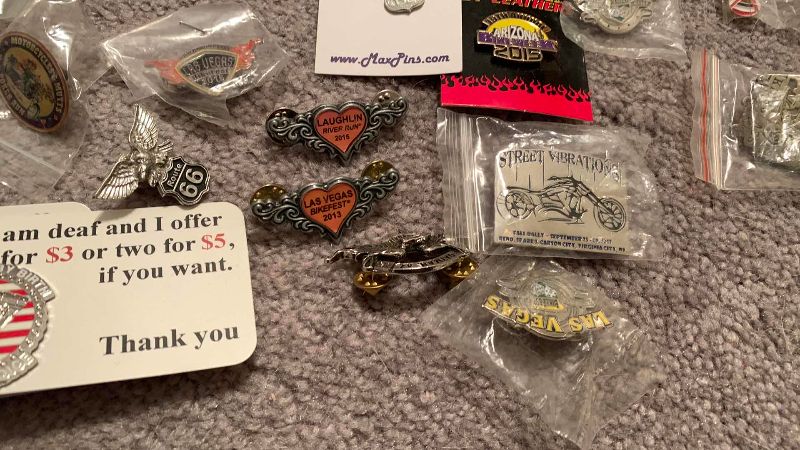 Photo 3 of COLLECTABLE HARLEY DAVIDSON BIKE PINS