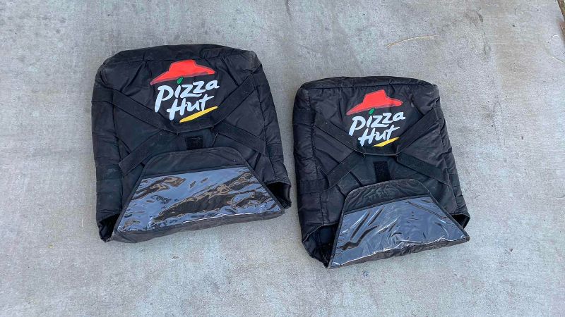 Photo 1 of 2 PIZZA HUT PIZZA BAGS