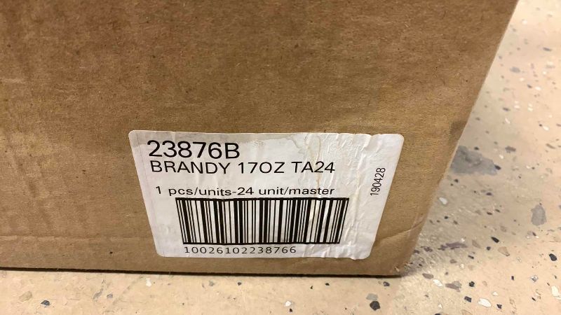 Photo 1 of 23 BRANDY GLASSES