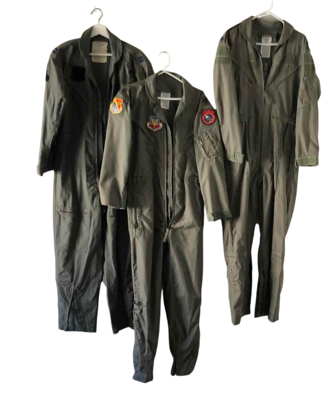 Photo 1 of 3 UNITED STATES AIR FORCE FLIGHT SUITS SIZE L