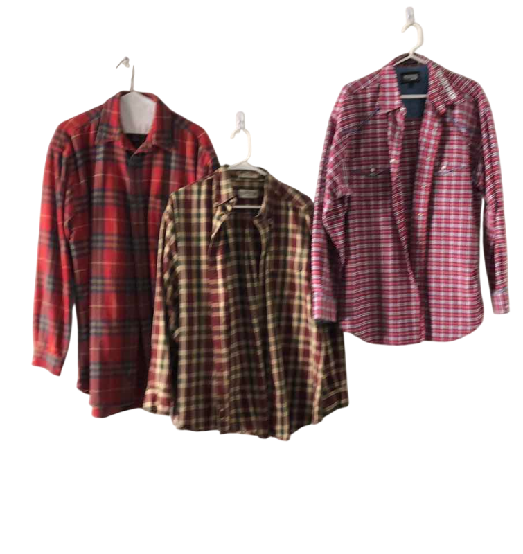 Photo 1 of 3 PLAID SHIRTS M-L ABERCROMBIE AND RESISTOL