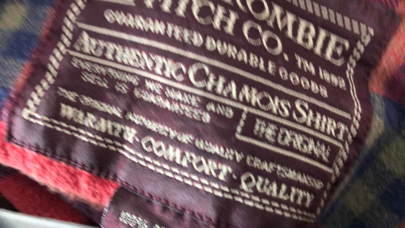 Photo 1 of 3 PLAID SHIRTS M-L ABERCROMBIE AND RESISTOL