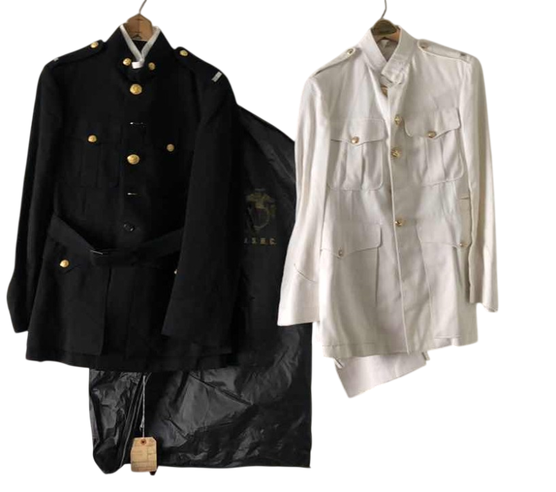 Photo 1 of 2 UNITED STATES MARINES DRESS UNIFORMS SIZE L