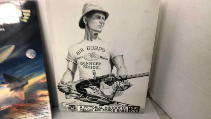 Photo 1 of 5 UNITED STATES MILITARY BOOKS INCLUDES NELLIS AIR FORCE BASE HISTORY 1941-1996