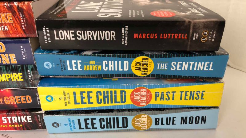 Photo 1 of CLIVE CUSSLER AND LEE CHILD BOOKS
