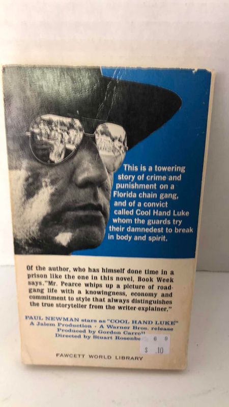 Photo 1 of COOL HAND LUKE PAPERBACK BOOK 1965