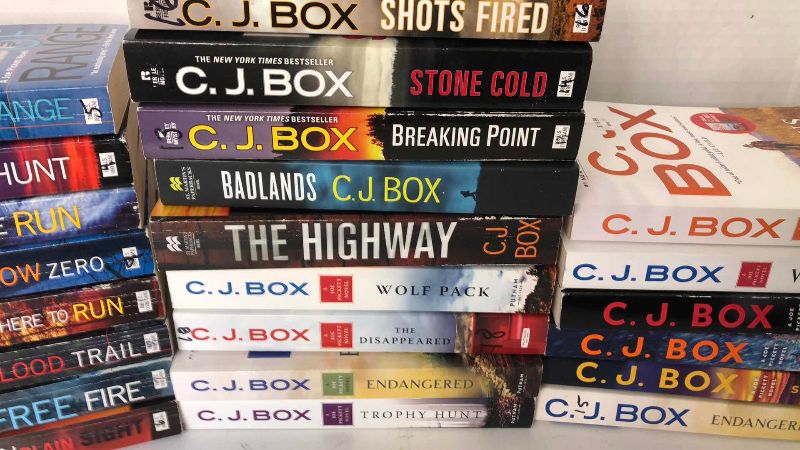 Photo 1 of C. J. BOX BOOKS