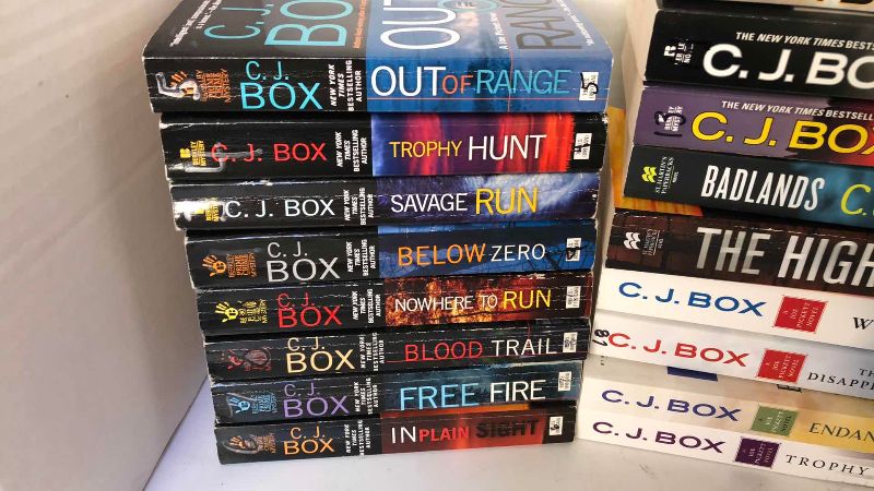 Photo 1 of C. J. BOX BOOKS