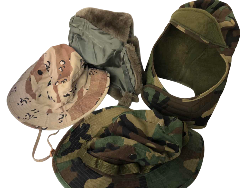 Photo 1 of 4 UNITED STATES MILITARY COLD AND HOT WEATHER HATS