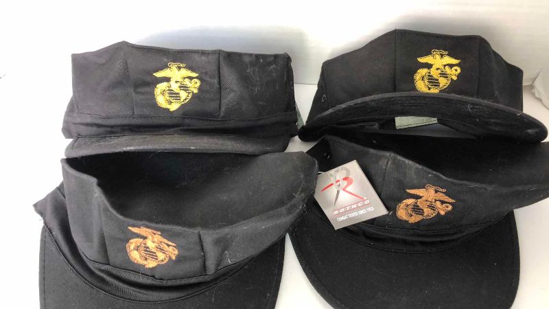 Photo 1 of 4 UNITED STATES MARINES CAPS