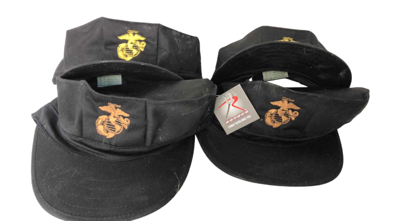 Photo 1 of 4 UNITED STATES MARINES CAPS