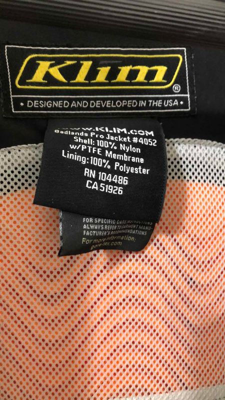 Photo 1 of KLIM BADLANDS PRO PADDED MOTORCYCLE JACKET SIZE L