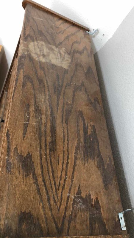 Photo 1 of 2 VINTAGE OAK BARRISTER LAWYERS BOOKCASES 36” X 14” H 57”