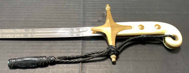 Photo 1 of USMC MARINE OFFICER’S CEREMONIAL MAMELUKE SWORD