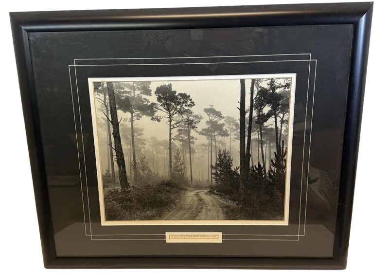 Photo 1 of ANSEL ADAMS ROAD & FOG PEBBLE BEACH CALIFORNIA 1964 18” X 22”