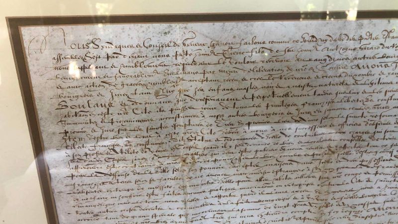 Photo 1 of ANTIQUE FRENCH FINANCIAL DOCUMENT WITH FROM 1622 WITH WAX STAMP