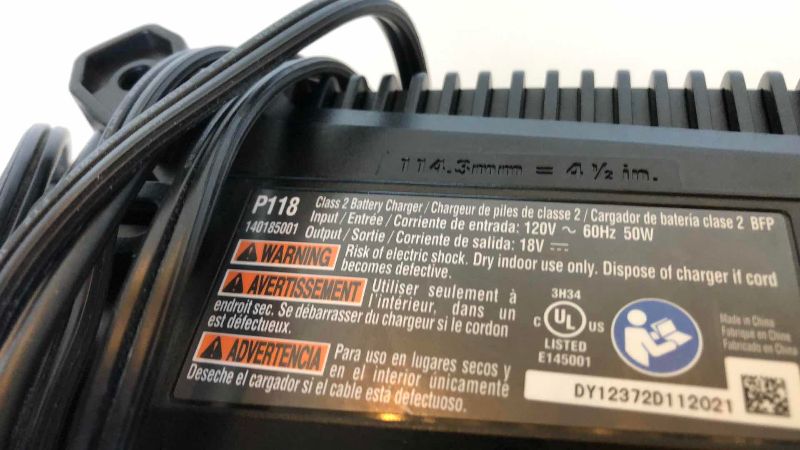 Photo 1 of RYOBI 18V BATTERY AND CHARGER