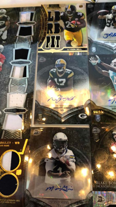 Photo 1 of 2013 NFL FOOTBALL TRIPLE THREADS AUTOGRAPHED AND JERSEY CARDS