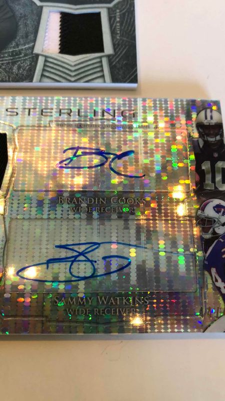 Photo 1 of 2013 NFL FOOTBALL TRIPLE THREADS AUTOGRAPHED AND JERSEY CARDS