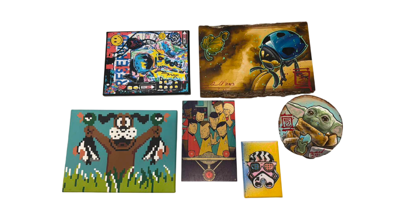 Photo 1 of 6- ART YODA AILIENS