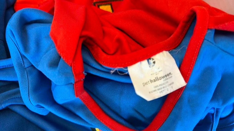 Photo 1 of ADULT SUPERMAN COSTUME & PET SIZE SUPERMAN