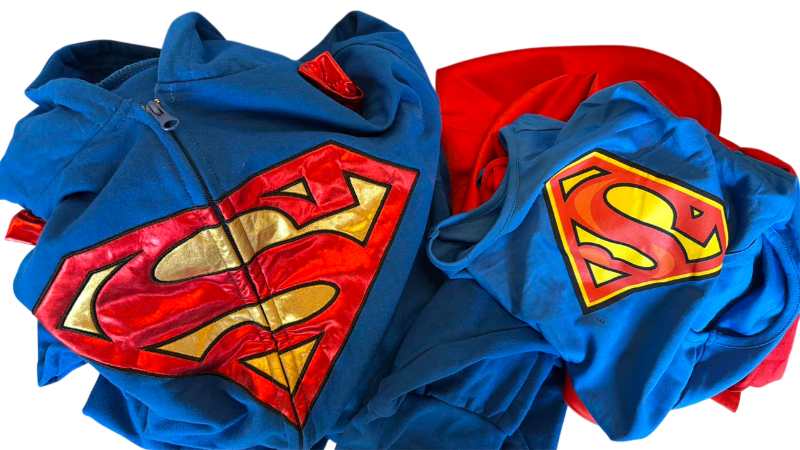 Photo 1 of ADULT SUPERMAN COSTUME & PET SIZE SUPERMAN