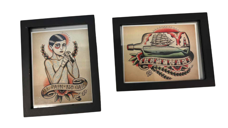 Photo 1 of 2-FRAMED ART POSTERS-LIMITED ADDITION