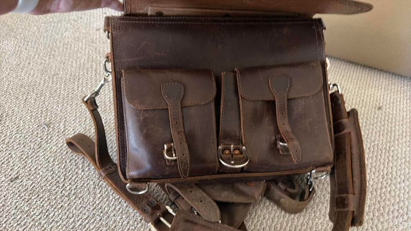 Photo 1 of LEATHER SADDLEBACK SATCHEL