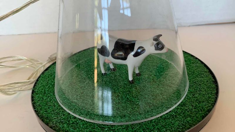 Photo 1 of ALIEN ABDUCTION LAMP 10.5" TALL