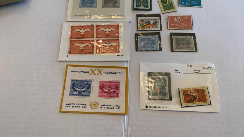 Photo 1 of UNITED NATIONS STAMPS