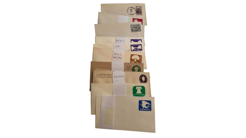 Photo 1 of VINTAGE UNITED STATES STAMPED ENVELOPES