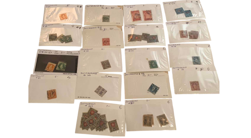 Photo 1 of SWITZERLAND POSTAGE STAMPS