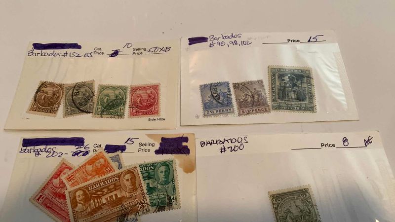 Photo 1 of BARBADOS POSTAGE STAMPS