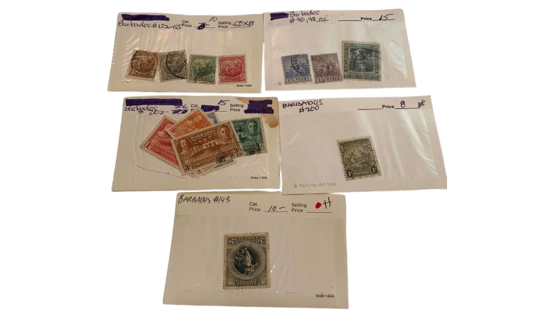 Photo 1 of BARBADOS POSTAGE STAMPS