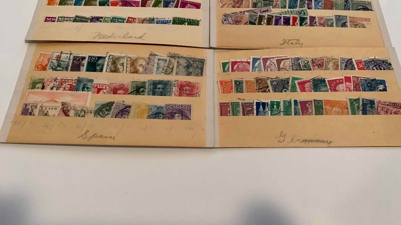 Photo 1 of VINTAGE POSTAGE STAMPS, NETHERLANDS, SPAIN, ITALY, GERMANY