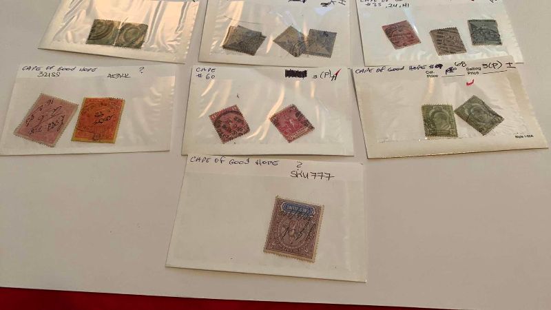 Photo 1 of CAPE OF GOOD HOPE POSTAGE STAMPS
