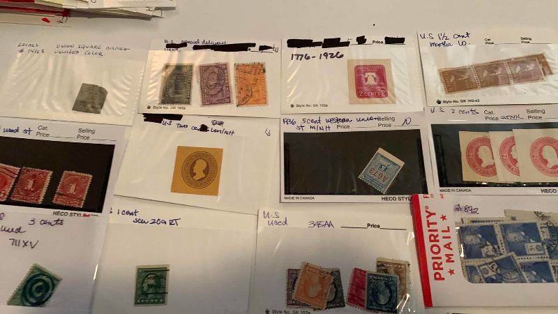 Photo 1 of VINTAGE UNITED STATES POSTAGE STAMPS