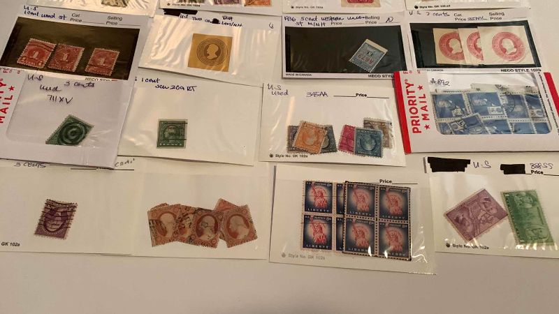 Photo 1 of VINTAGE UNITED STATES POSTAGE STAMPS