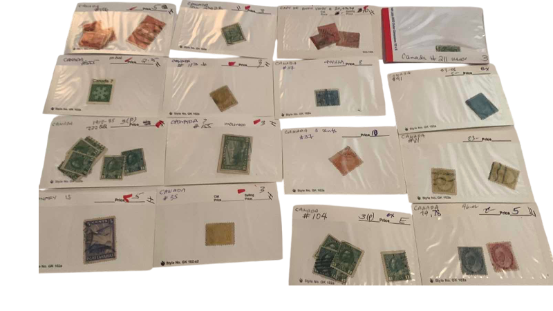 Photo 1 of CANADA POSTAGE STAMPS