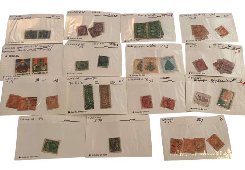 Photo 1 of CANADA POSTAGE STAMPS