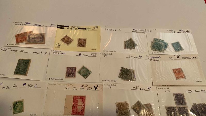 Photo 1 of CANADA POSTAGE STAMPS
